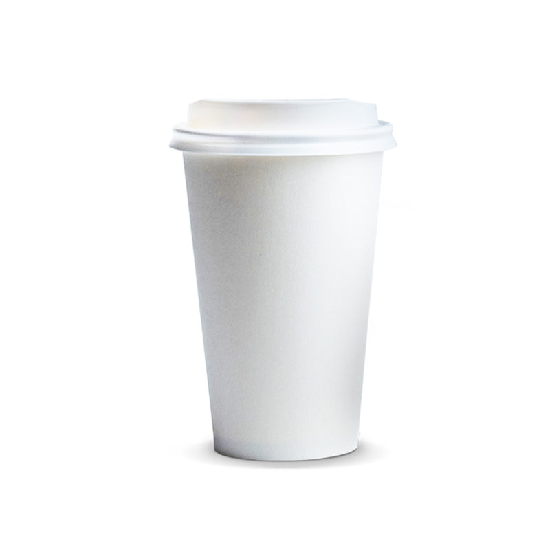 Trends 129424 Kudos Paper Coffee Cup - 350ml – White Lid