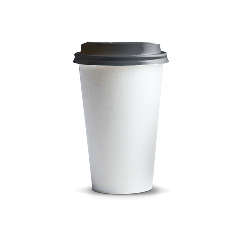 Trends 129424 Kudos Paper Coffee Cup - 350ml – Black Lid