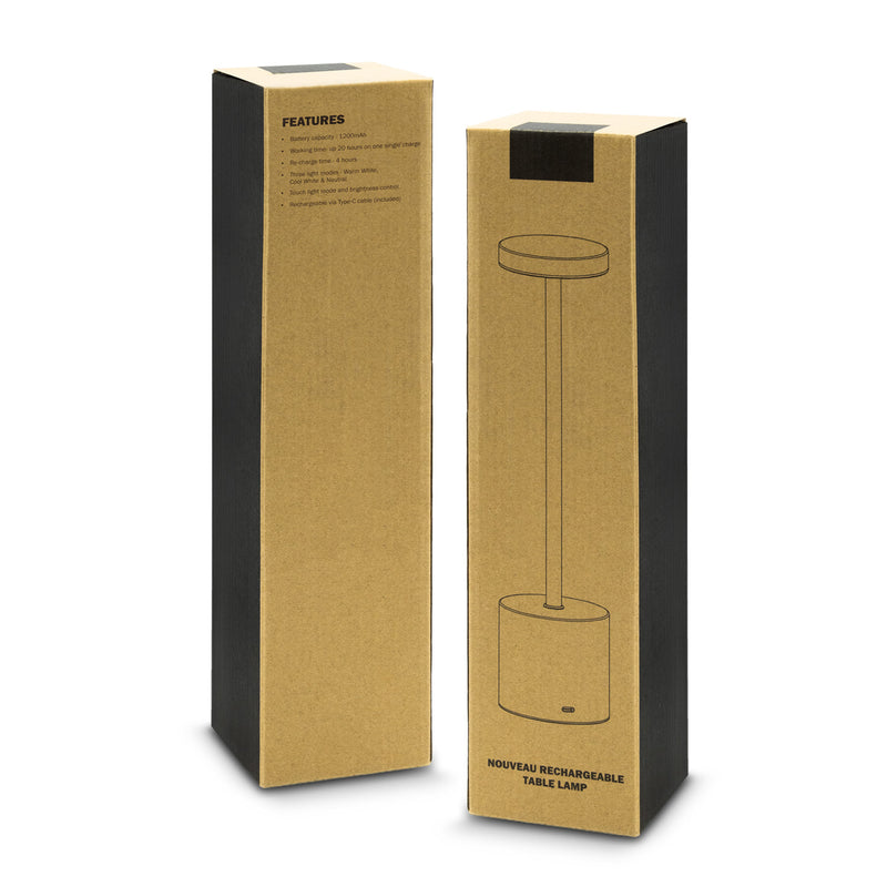 Trends 129638 Nouveau Rechargeable Table Lamp New – Gift Box