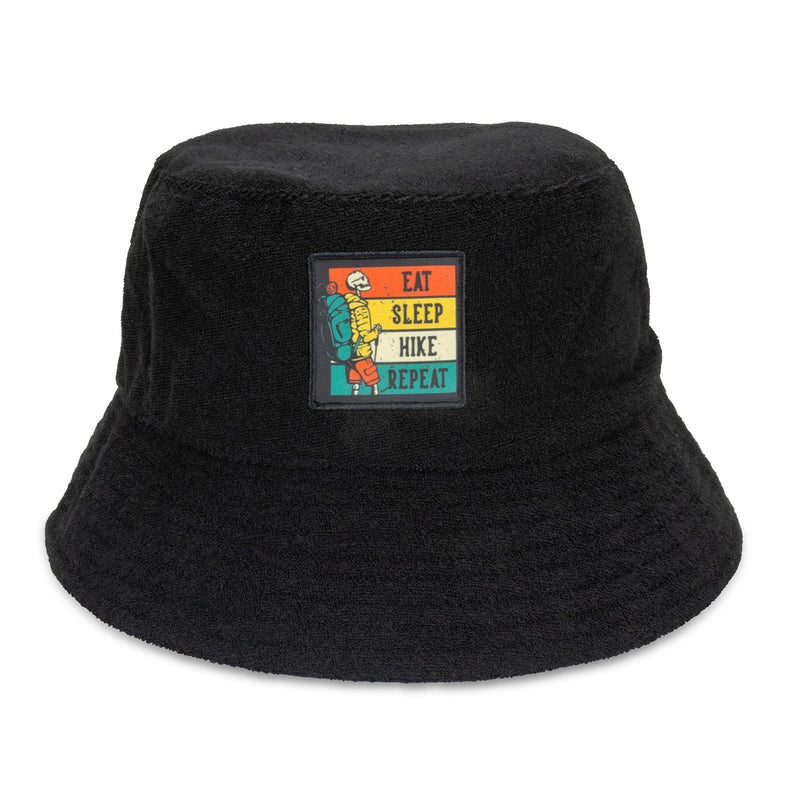 Trends 129723 Terry Towelling Bucket Hat with Full Colour Patch New – Square Patch