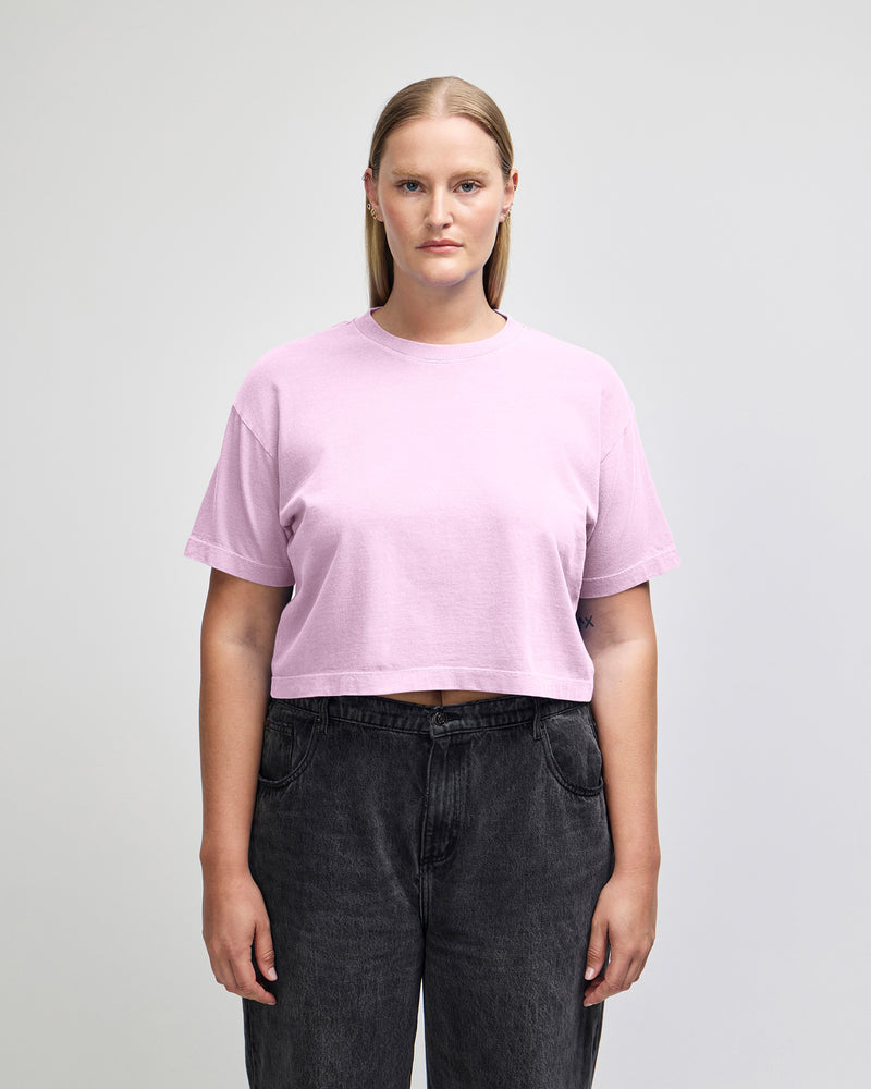 American Apparel 1302GD Crop Boxy T-Shirt Unisex – product photo