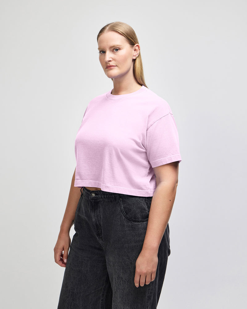 American Apparel 1302GD Crop Boxy T-Shirt Unisex – product photo