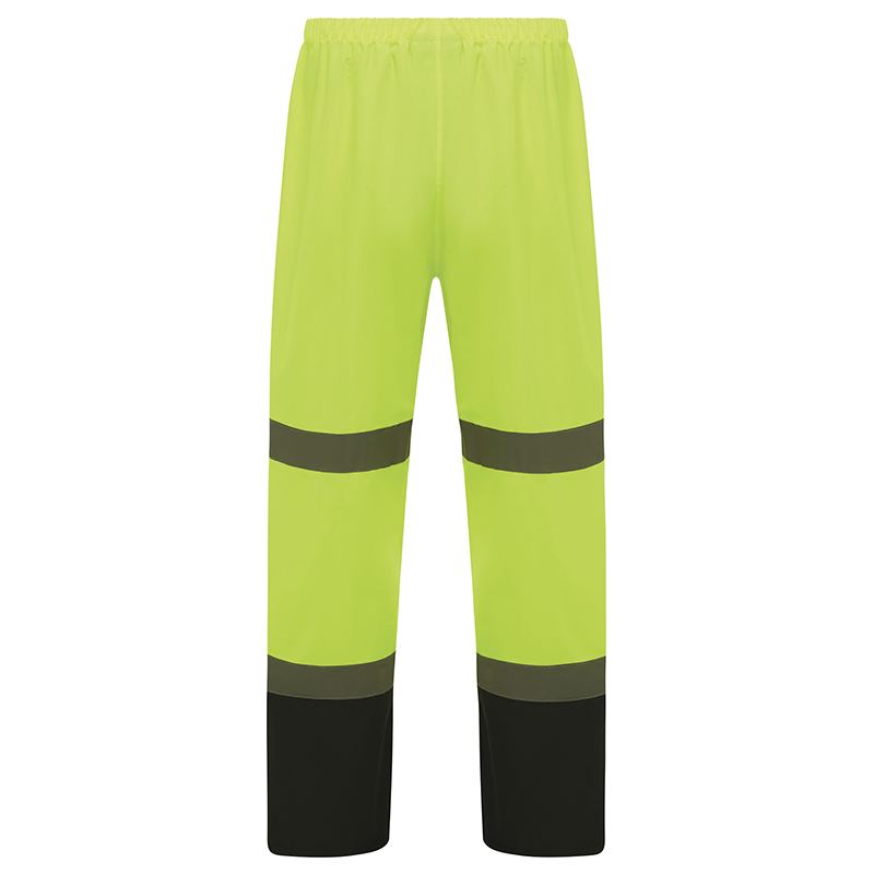 Hi Vis Wet Weather 2 Tone Taped Rain Pants