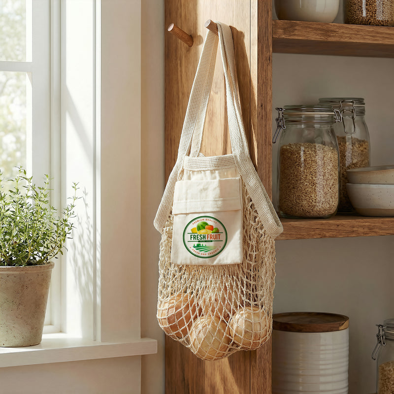 Trends 133645 Cotton Mesh Foldaway Tote Bag - Small New – Feature