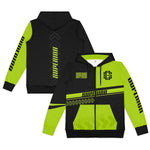 Trends 134183 Custom Mens Active Zipped Hoodie New