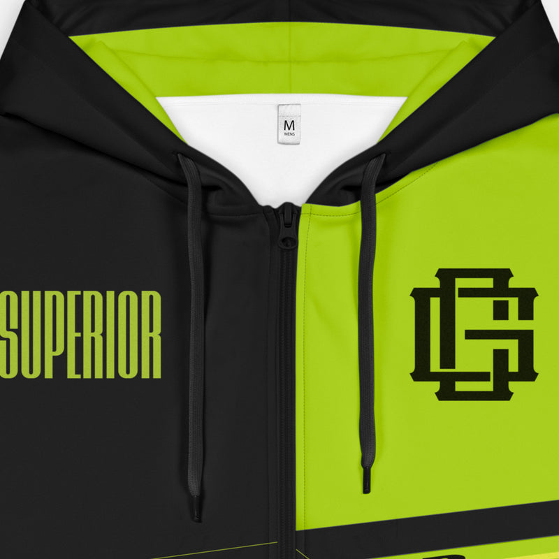 Trends 134183 Custom Mens Active Zipped Hoodie New – Drawstring