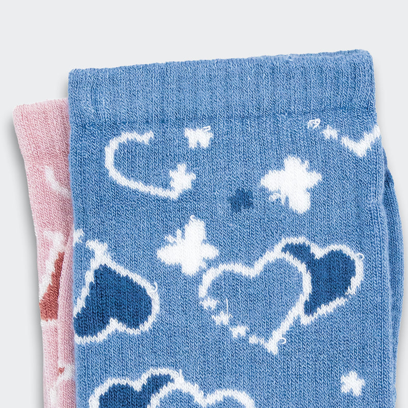 Trends 134351 Jolly Knitted Bamboo Kids Socks - Set of 2 New – Detail