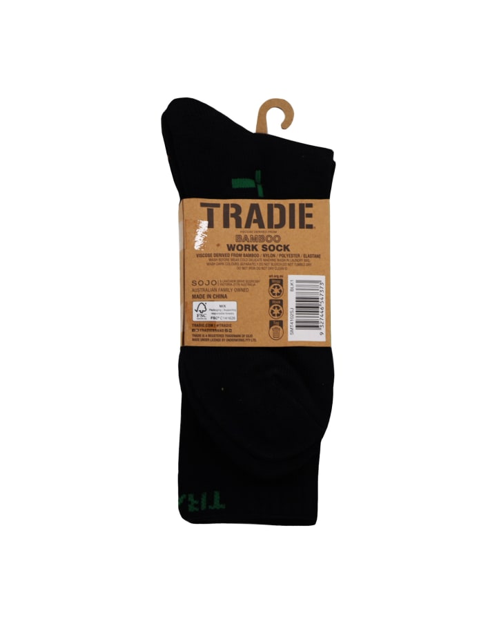 Tradie SMT4102SJ 2 Pack Bamboo Ribbed Crew – product photo