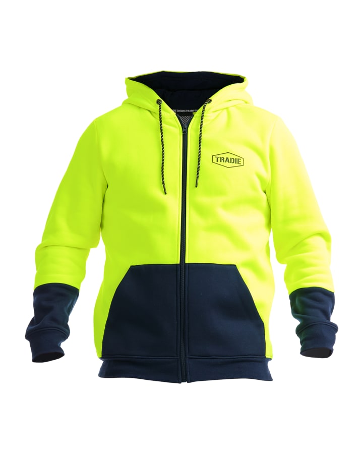 Tradie MJ5756SI Core Hi Vis Hoodie Mens – product photo