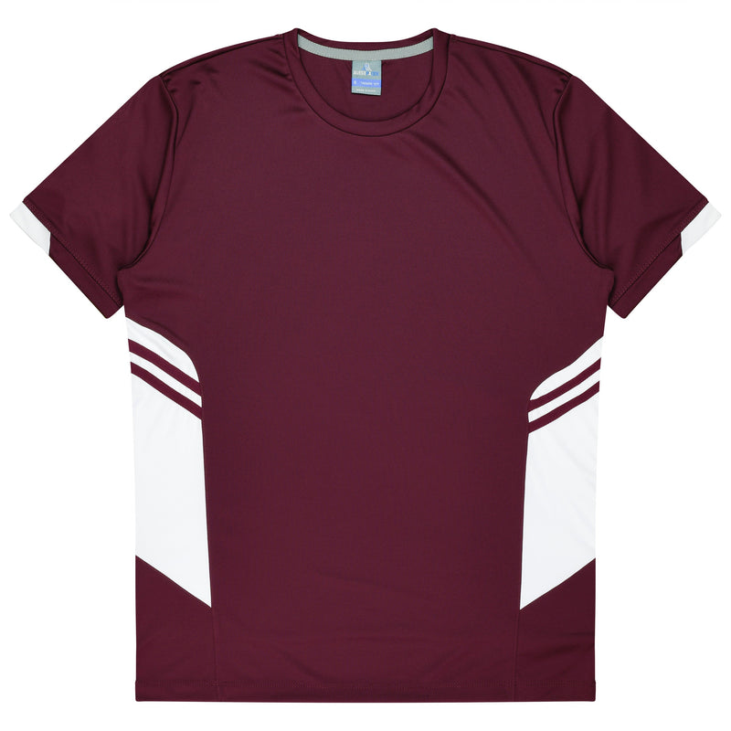 Maroon/White