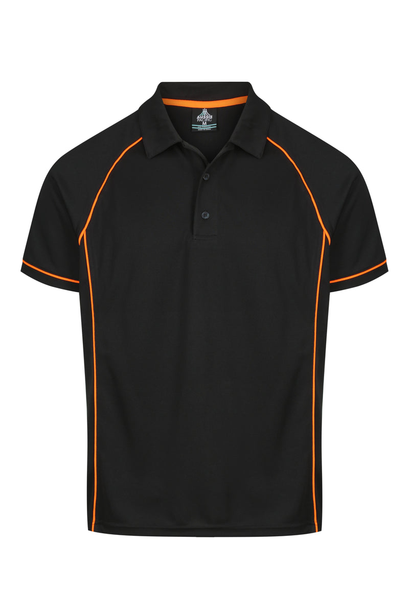 Black/Orange