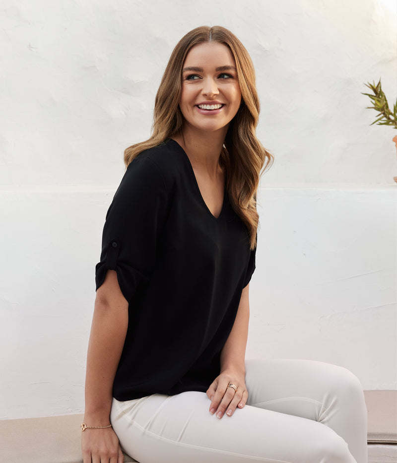 Reese V Neck Top Ladies