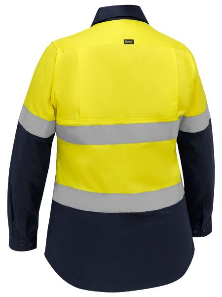 Industrial Women's Taped Hi Vis Cool Lightweight Vented Shirt