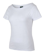 JB's Wear 1BTS Short Sleeve Boat Neck Tee Ladies