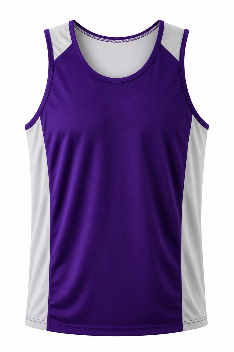 Purple/White