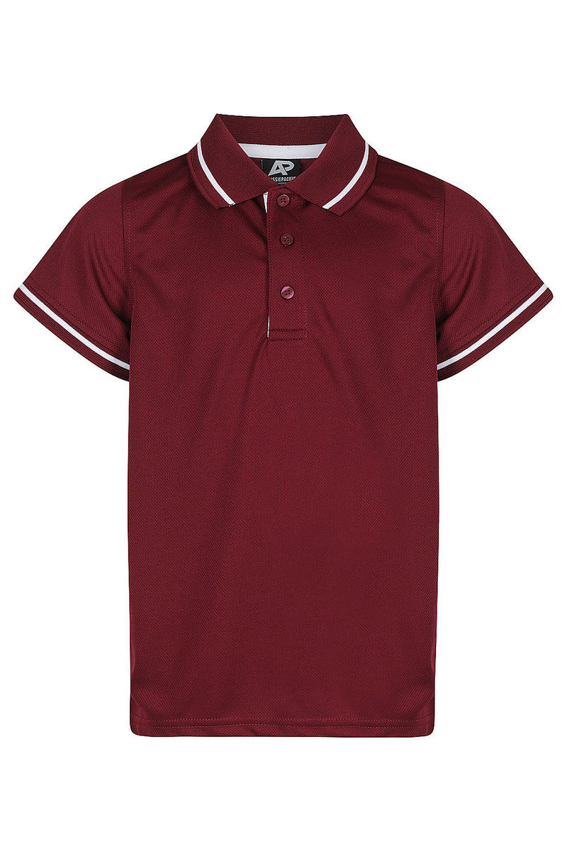 Maroon/White