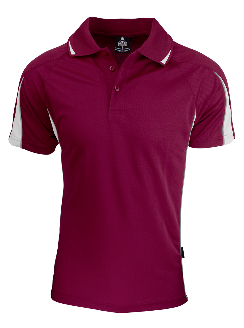 Maroon/White
