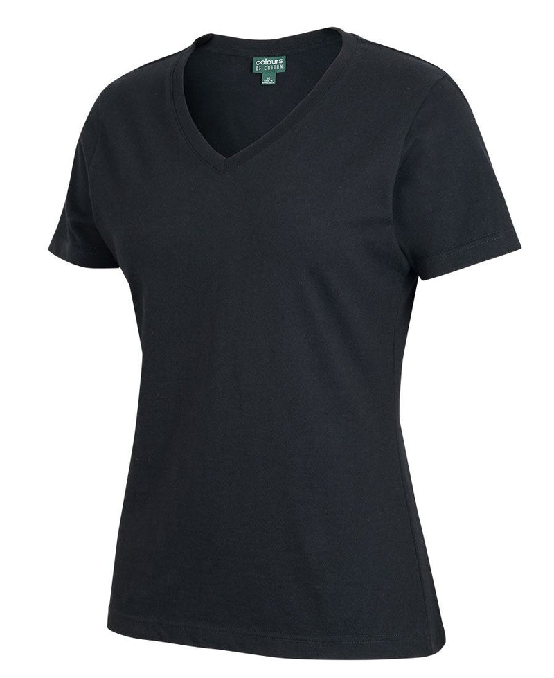 JB's Wear 1VT1 V-NECK TEE C OF C LADIES