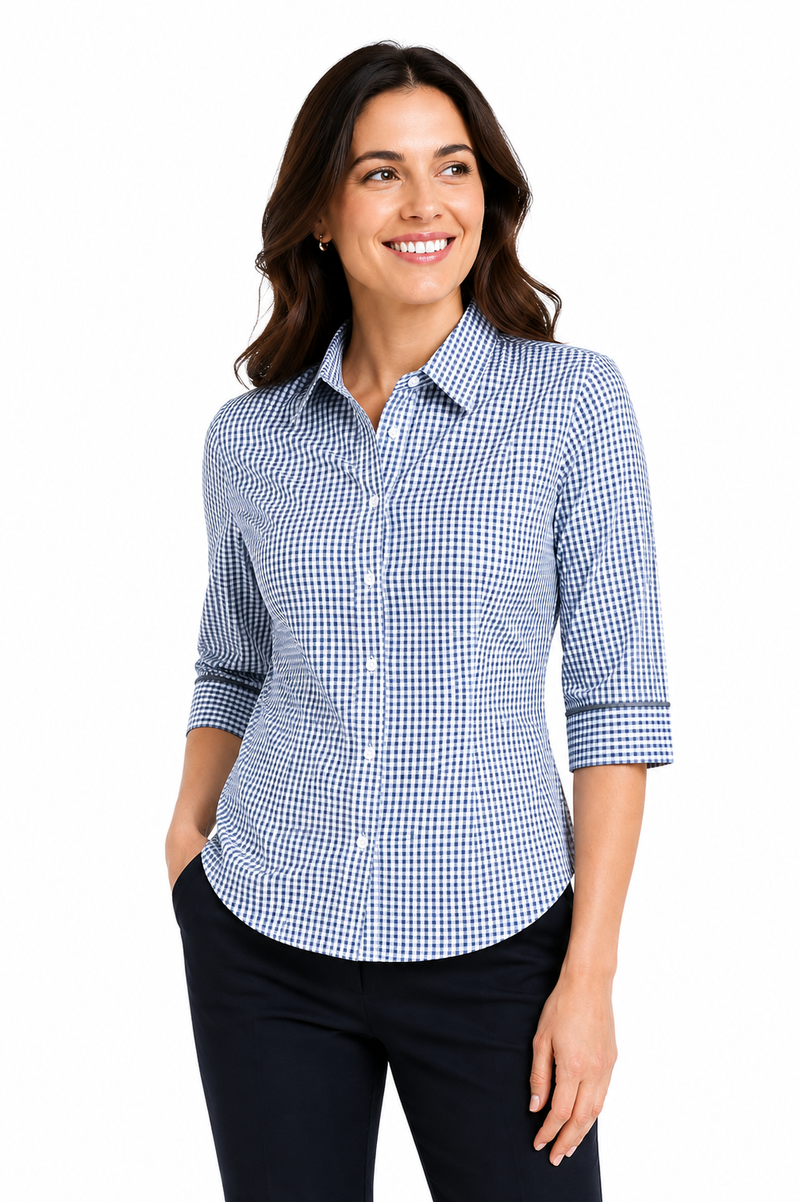 Aussie Pacific 2907T Epsom 3/4 Sleeve Shirt Ladies