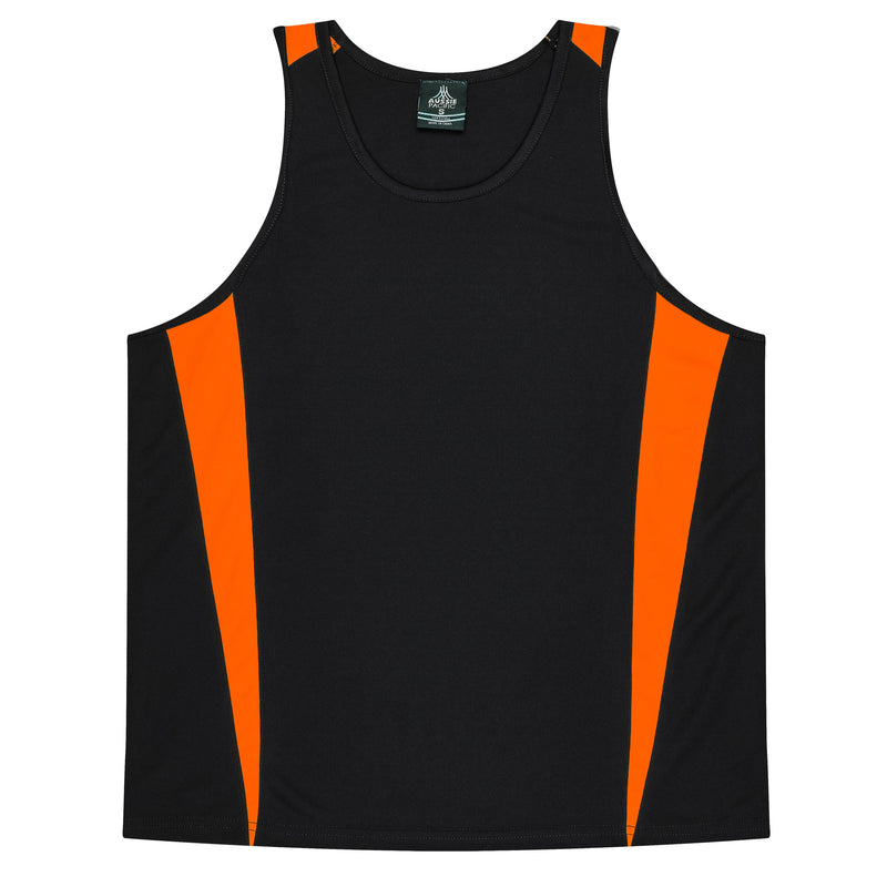 Black/Orange
