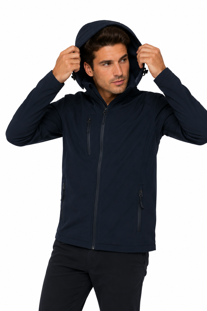 Aussie Pacific 1513 Olympus Softshell Jacket Mens (6XL, 7XL, 8XL Navy & Black only)