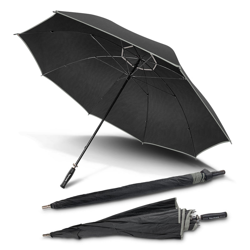 Trends 200633 Hurricane Sport Umbrella – Black/Reflect - Trim
