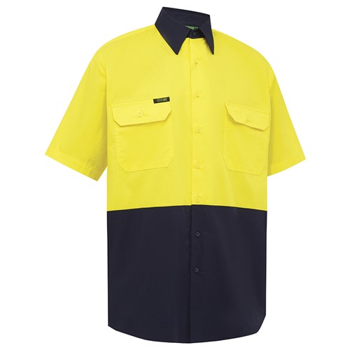Hi-Vis 2 Tone Lightweight Short Sleeve Shirt