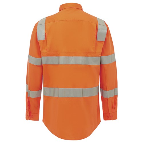 Workit Workwear 2035 Hi-Vis Lightweight VIC Rail Taped Shirt