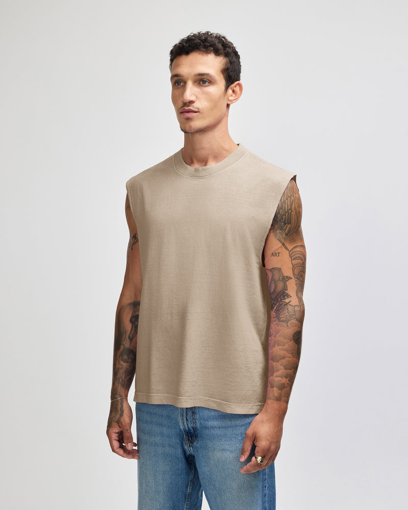 American Apparel 207GD Muscle T-Shirt Unisex – rear view