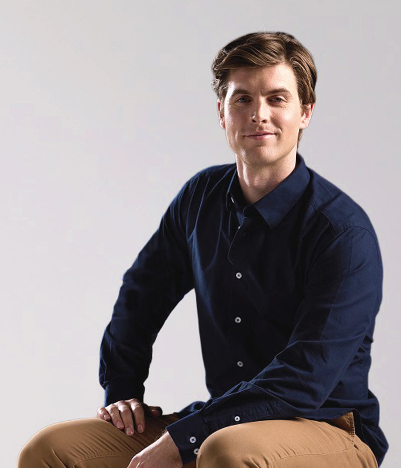 Ashton Cotton Oxford Shirt Mens