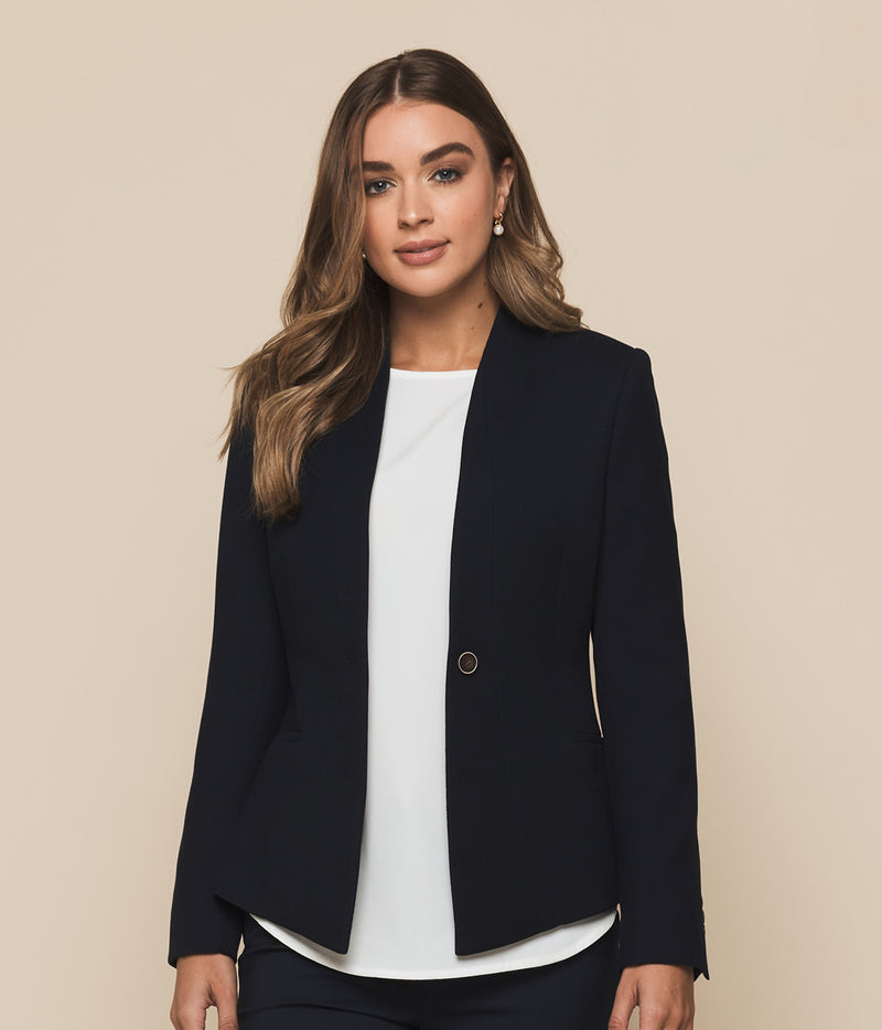 Bronte Textured Crop Jacket Ladies (6 - 24)