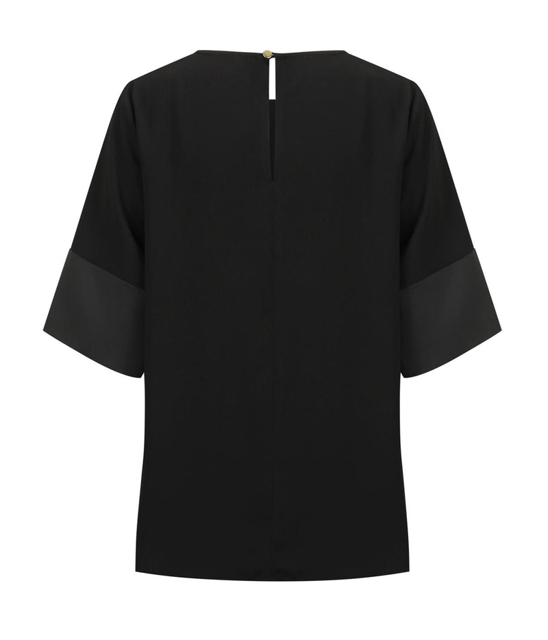 Celine Contrast Sleeve Top Ladies