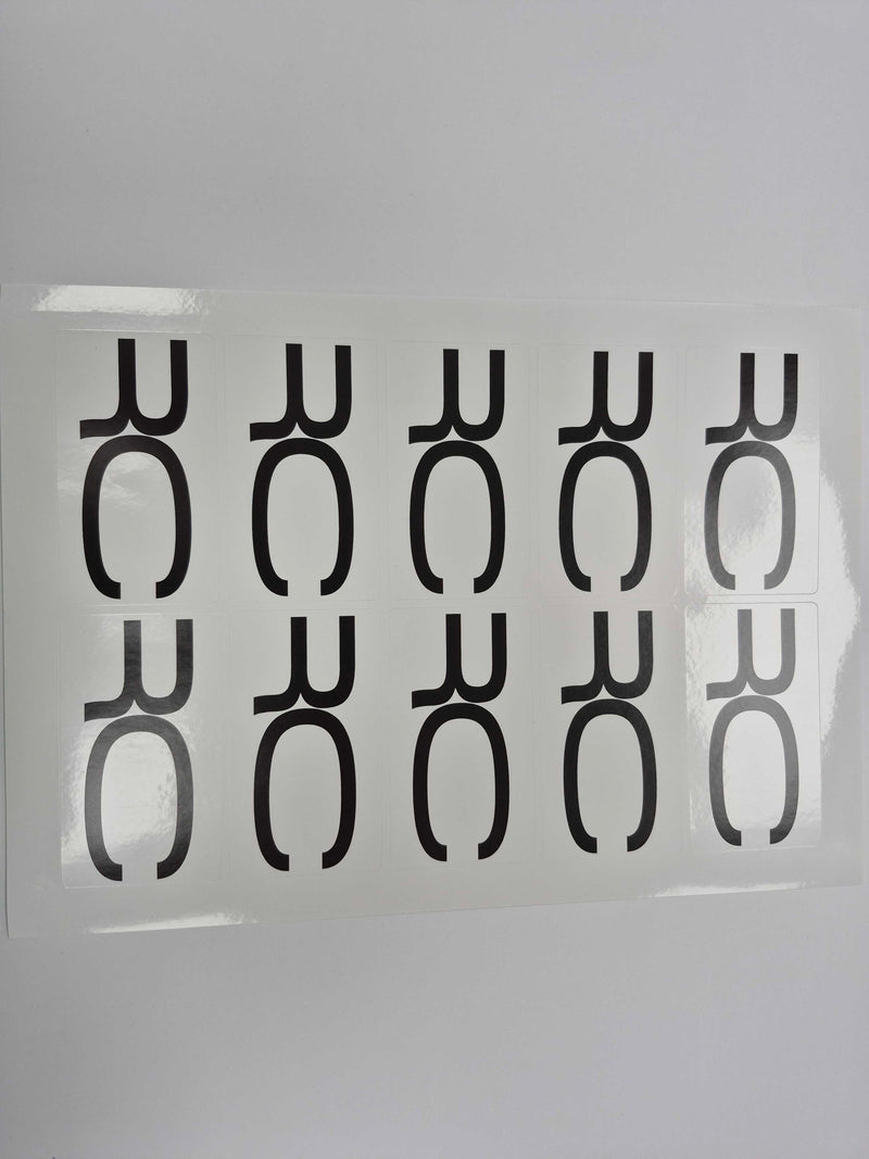 Sticker Sheet 88x50mm Rectangle - Gloss