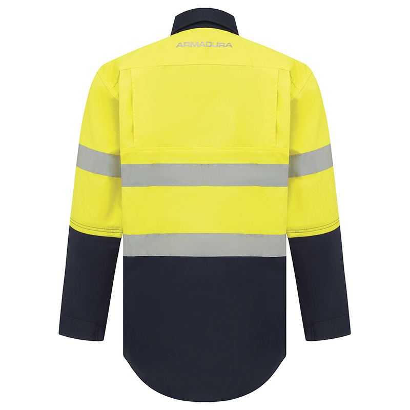 Hi Vis Armadura Cut Protection Long Sleeve Taped Shirt