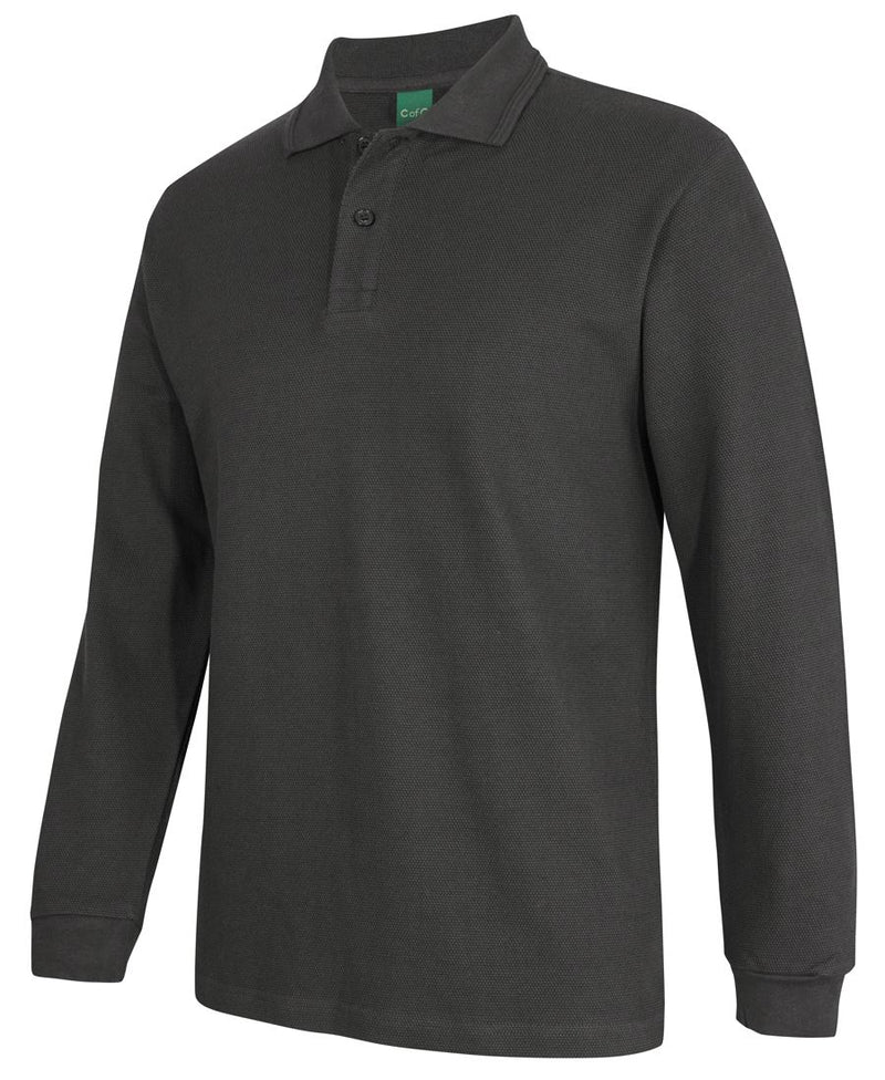 JB's Wear 2PCL C of C L/S 320g Popcorn Cotton Polo