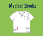 Sublimated Medical Scrub Top