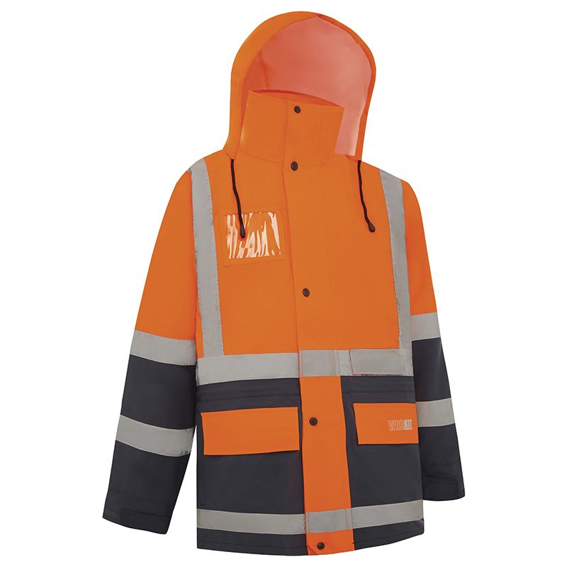Hi Vis 2 Tone 5 In 1 Waterproof Biomotion Taped Jacket