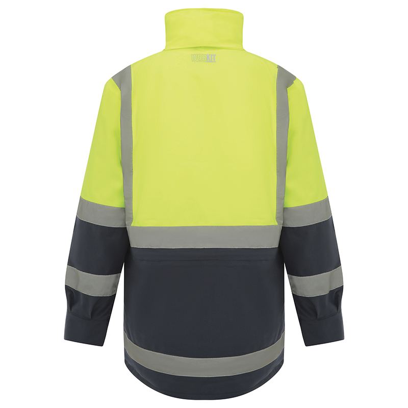 Hi Vis 2 Tone 5 In 1 Waterproof Biomotion Taped Jacket