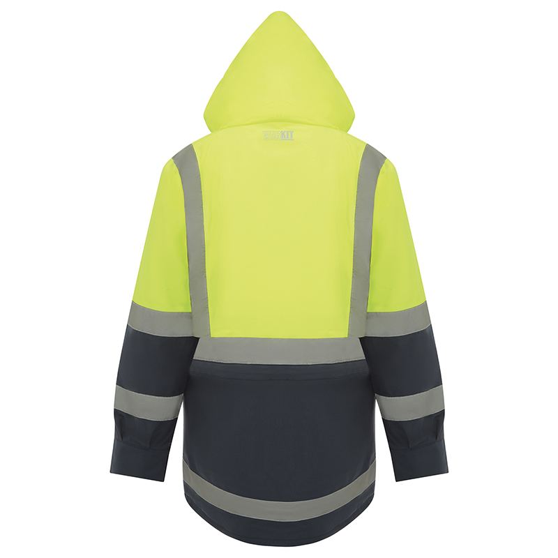 Hi Vis 2 Tone 5 In 1 Waterproof Biomotion Taped Jacket