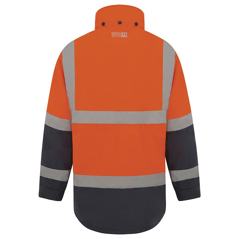 Hi Vis 2 Tone Waterproof Taped Rain Jacket