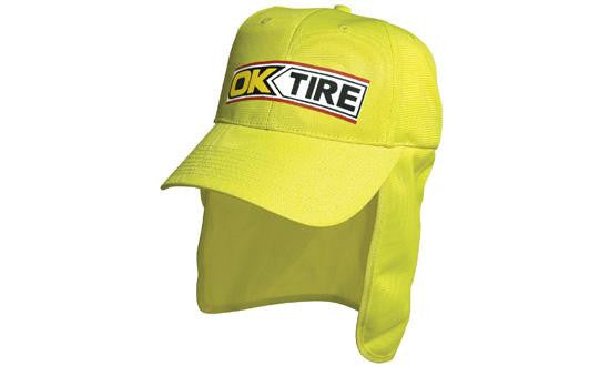 Headwear WA 3023 Luminescent Safety Cap with Flap
