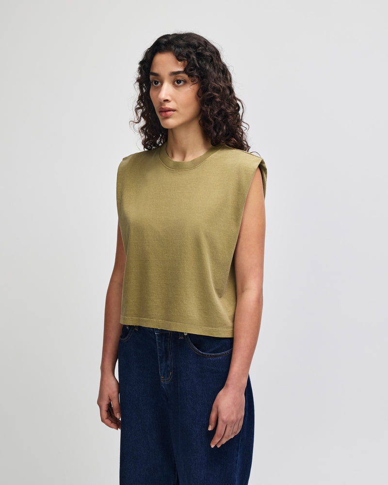 American Apparel 307GD Muscle T-Shirt Ladies – rear view
