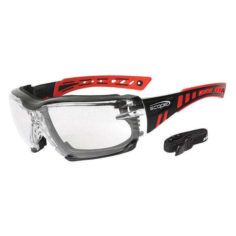 Clear - Red/Black Frame