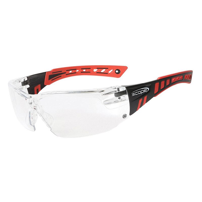 Clear - Red/Black Frame