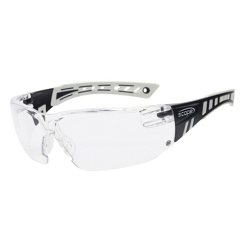 Clear - White/Navy Blue Frame