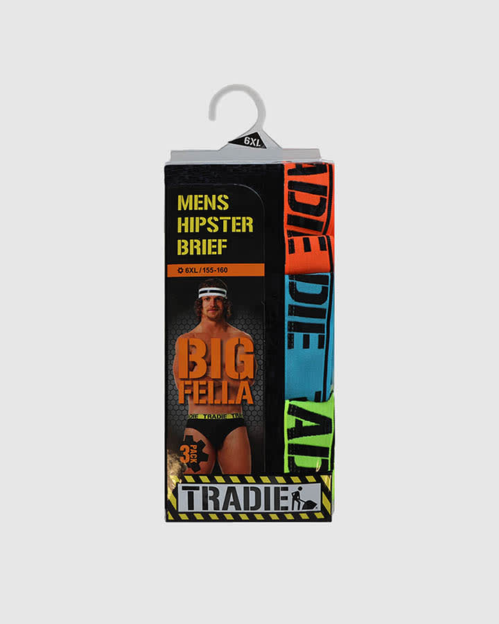 Tradie MJ1958SB3 Big Fella 3 Pack Brief Mens – product photo