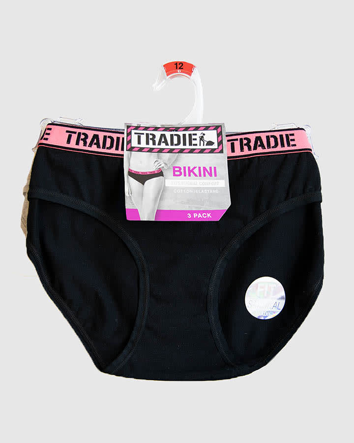Tradie WJ2094SB3 3 Pack Bikini Ladies – product photo