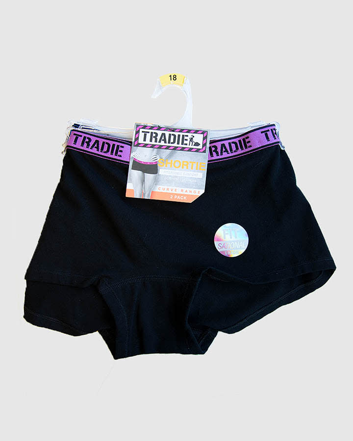 Tradie WJ3307SL2 Curve 2 Pack Shortie Ladies – product photo