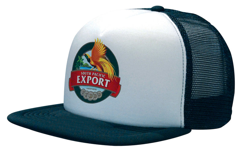 Headwear WA 3806 Trucker Mesh Cap with Flat Peak