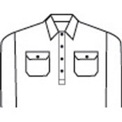 HiVis Close Front Cotton Drill Shirt with 3M R/Tape